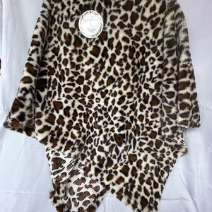 Leopard Print Cape